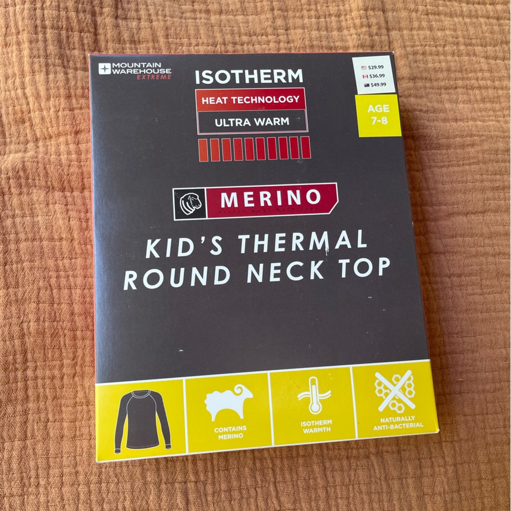 Isotherm Kid's Thermal Round Neck Top